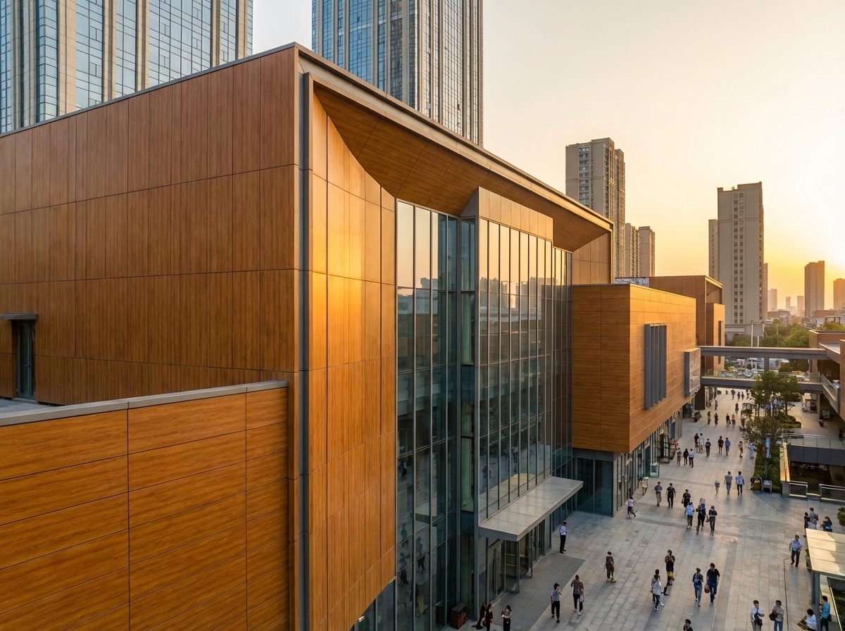 Ticari bina dış cephe kaplama